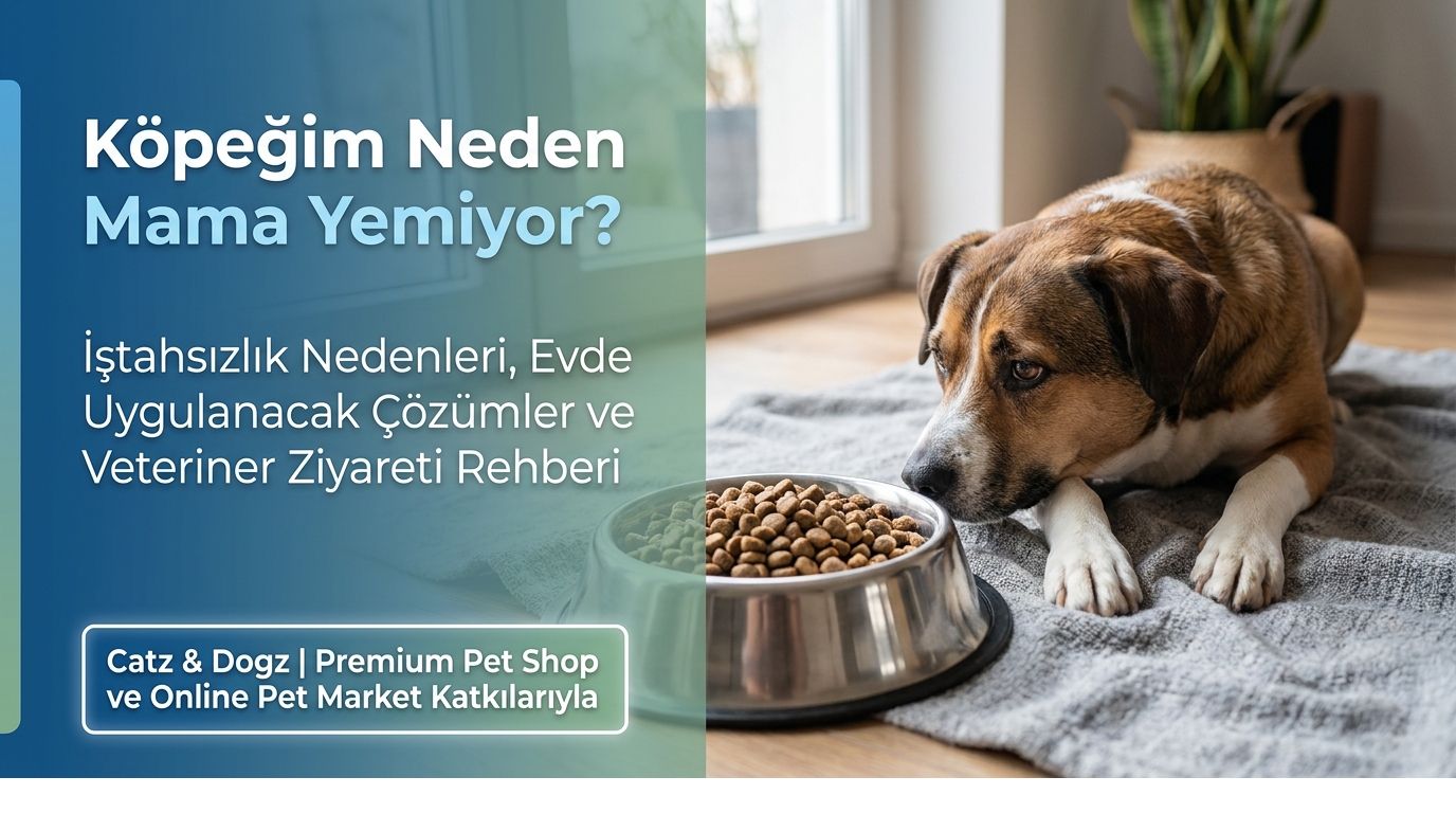 Köpeğim Neden Mama Yemiyor? İştahsızlık Nedenleri ve Ne Yapmanız Gerektiği