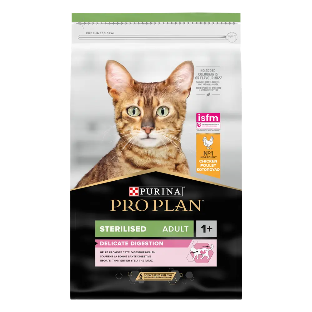 Pro Plan Delicate Digestion Kısırlaştırılmış Tavuklu Yetişkin Kedi Maması