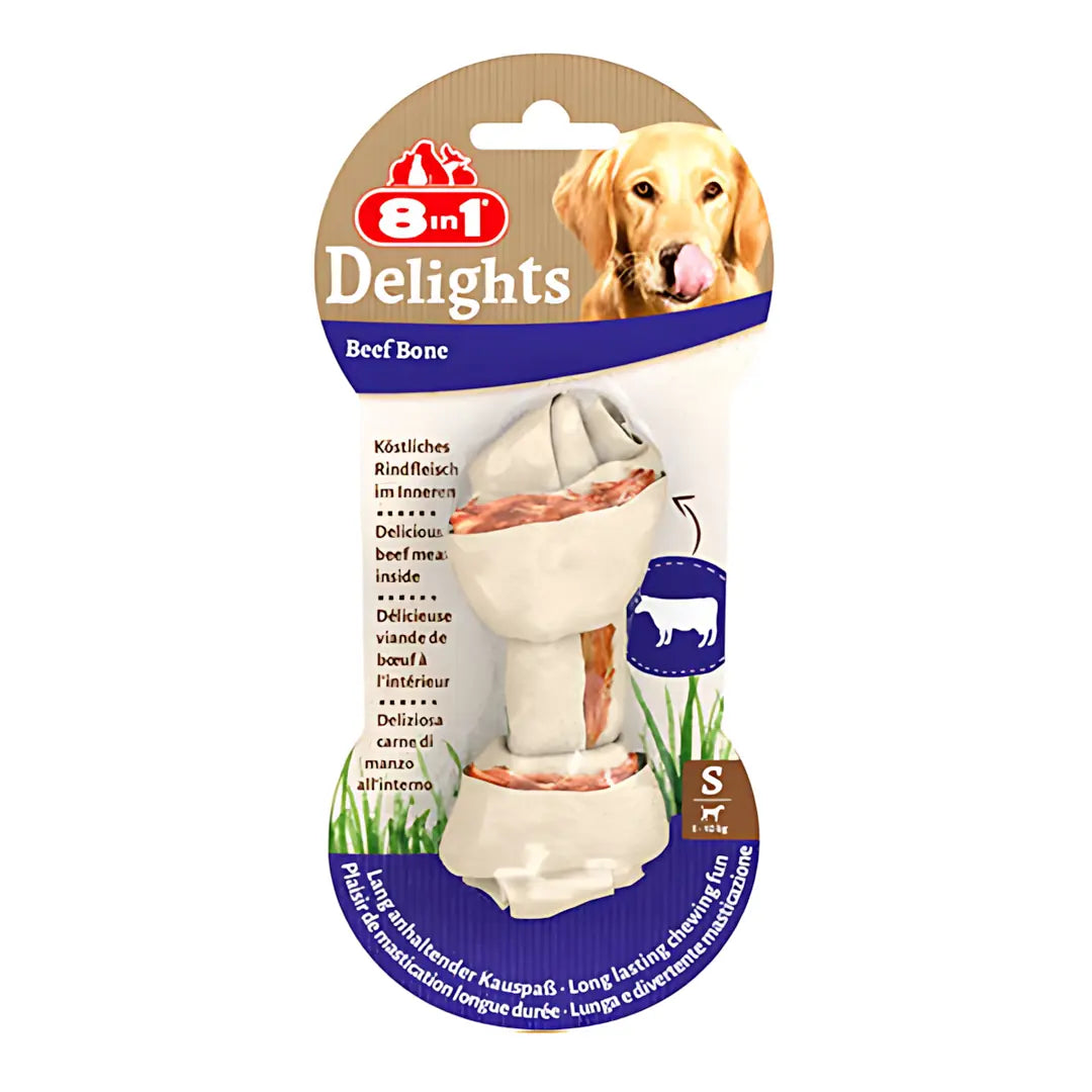 8 İN 1 Delights Biftekli S Köpek Kemik Ödül