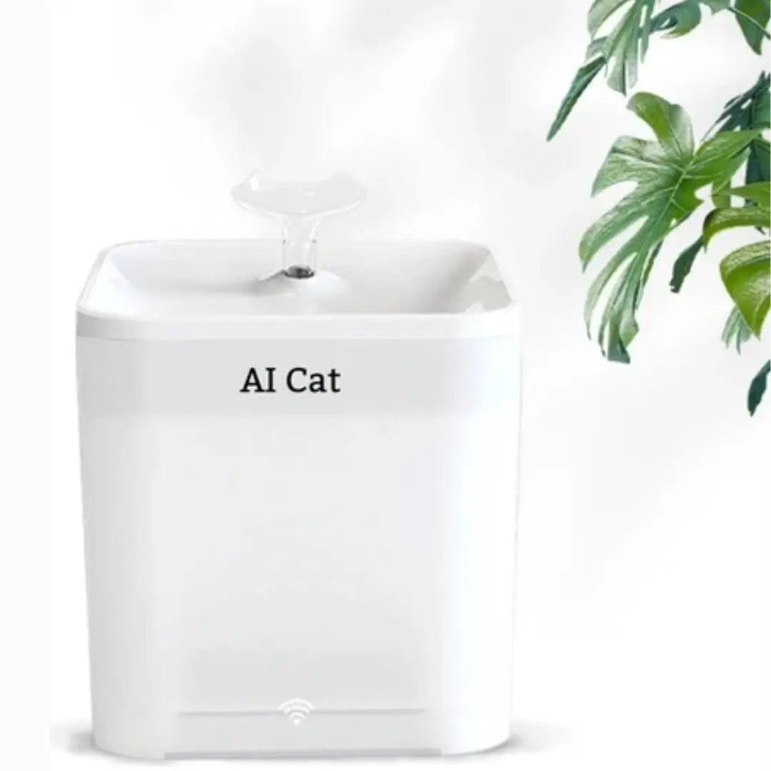 AI Cat Beta Smart WiFi Akıllı Kedi Köpek Su Pınarı 2,2 Litre – Beyaz