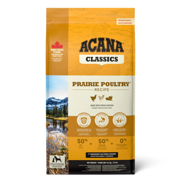 Acana Classics Prairie Poultry Tavuk ve Hindili Az Tahıllı Köpek Maması