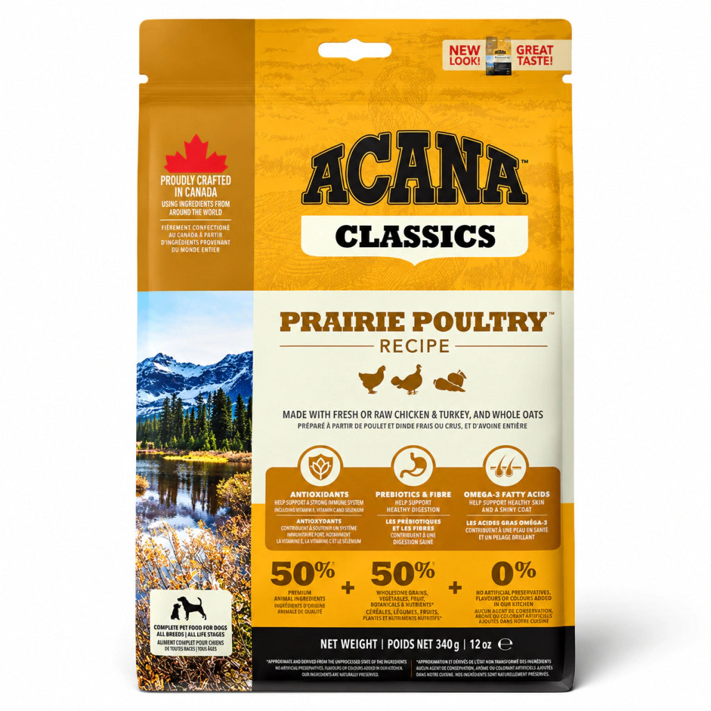 Acana Classics Prairie Poultry Tavuk ve Hindili Az Tahıllı Köpek Maması