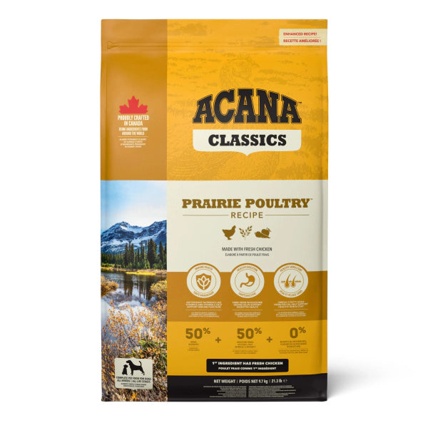 Acana Classics Prairie Poultry Tavuk ve Hindili Az Tahıllı Köpek Maması