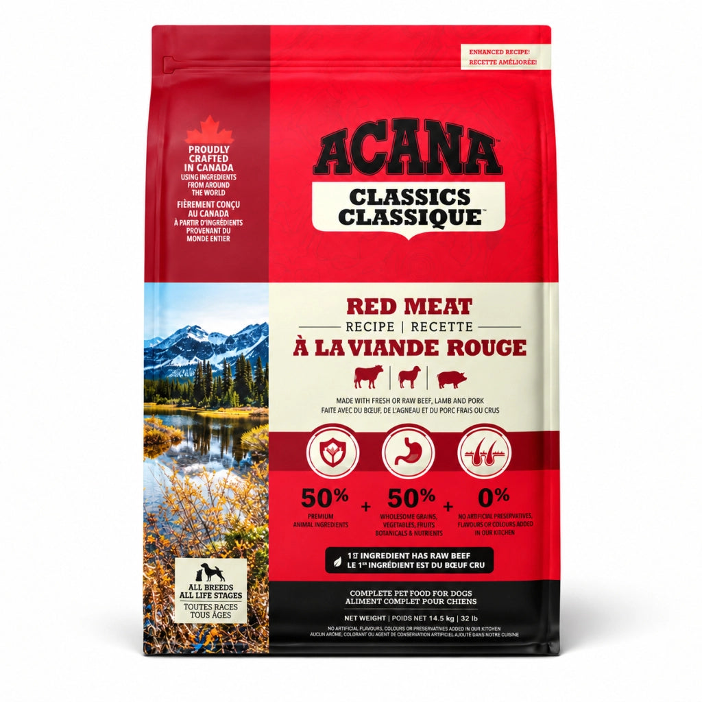 Acana Classics Red Meat Kuzu ve Sığır Etli Az Tahıllı Köpek Maması