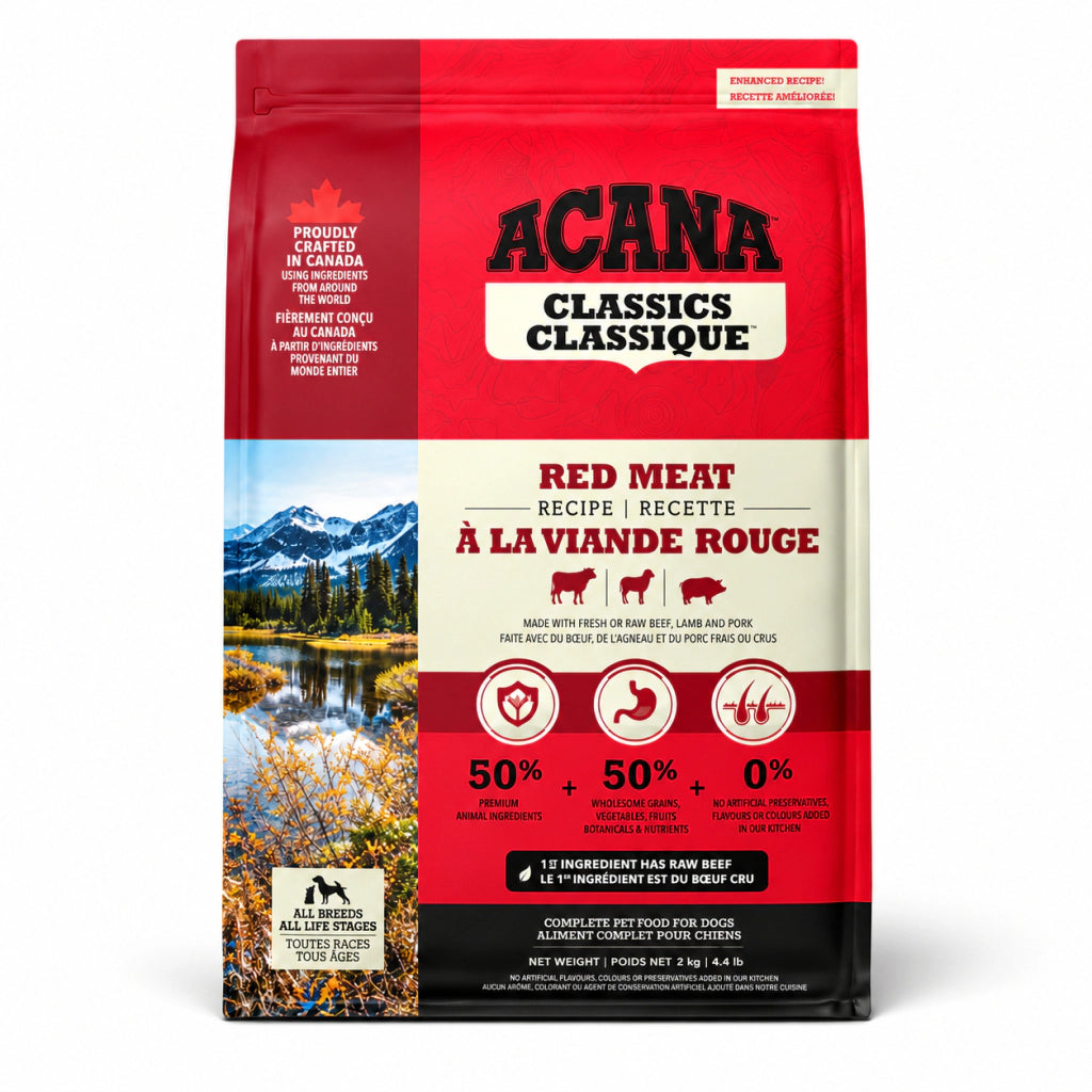 Acana Classics Red Meat Kuzu ve Sığır Etli Az Tahıllı Köpek Maması