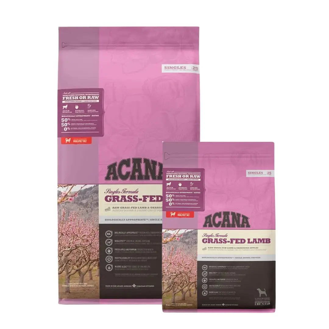 Acana Grass Fed Lamb Kuzu ve Elmalı Tahılsız Yetişkin Köpek Maması