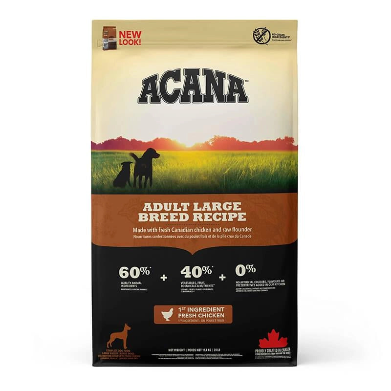Acana Heritage Large Breed Tahılsız Büyük Irk Yetişkin Köpek Maması