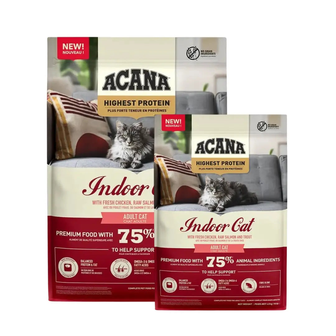 Acana Highest Protein Indoor Cat Kısırlaştırılmış Tavuk ve Balıklı Yetişkin Kedi Maması
