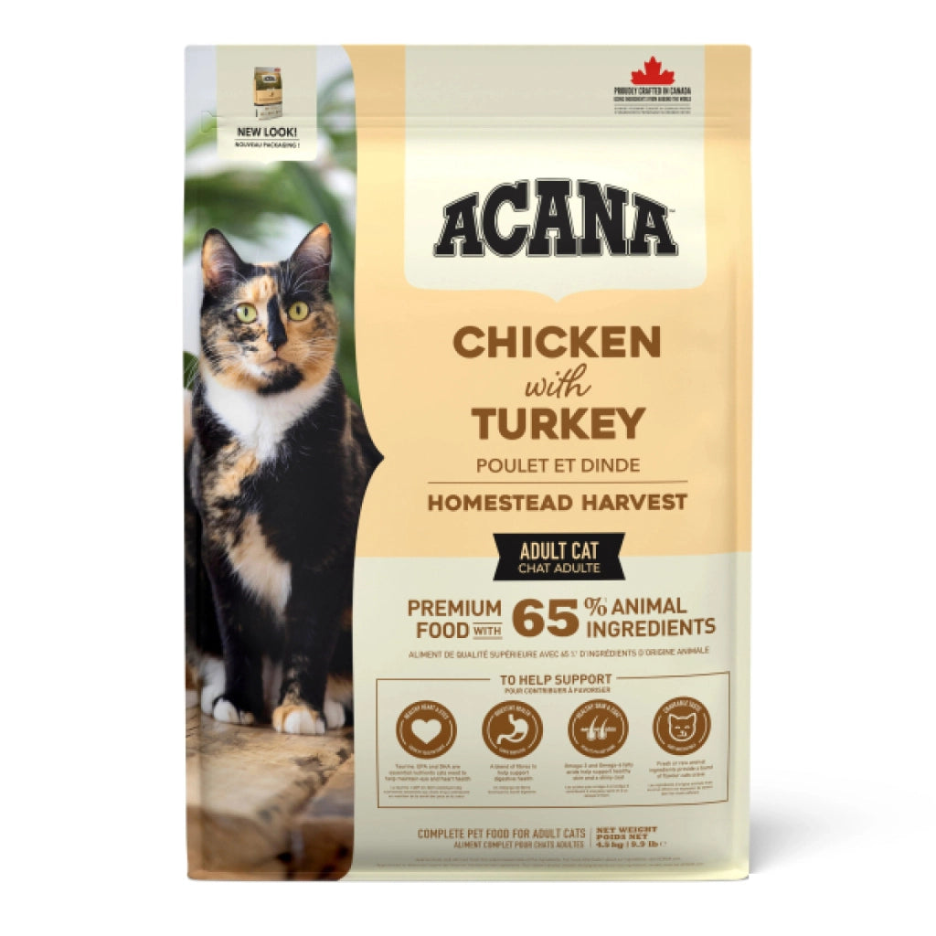 Acana Homestead Harvest Tavuk ve Hindili Yetişkin Kedi Maması