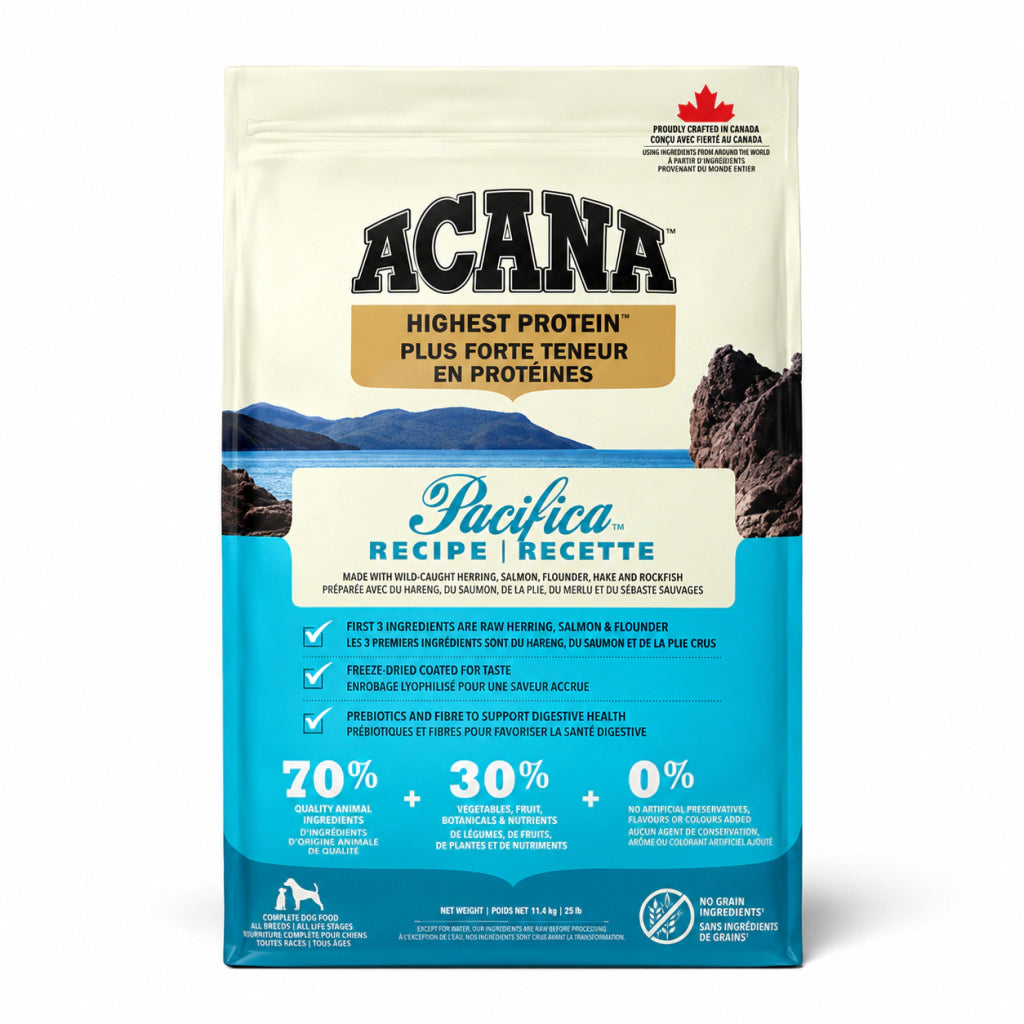 Acana Pacifica Balıklı Tahılsız Yetişkin Köpek Maması, 11,4 kg