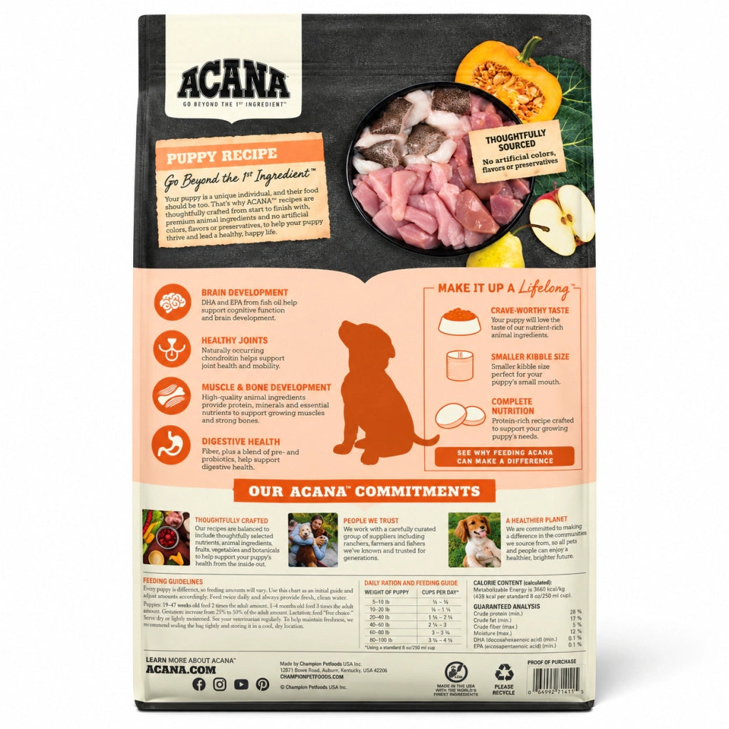 Acana Puppy Recipe Tahılsız Yavru Köpek Maması, 2 kg