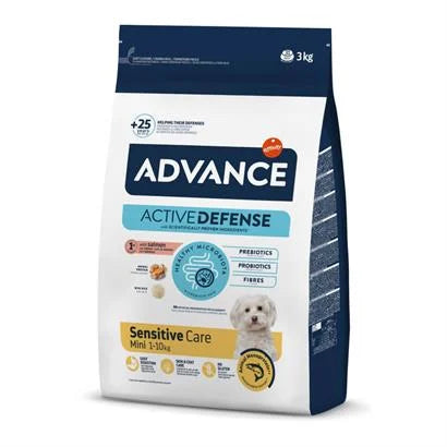 Advance Active Defense Sensitive Care Somonlu Mini Yetişkin Köpek Maması