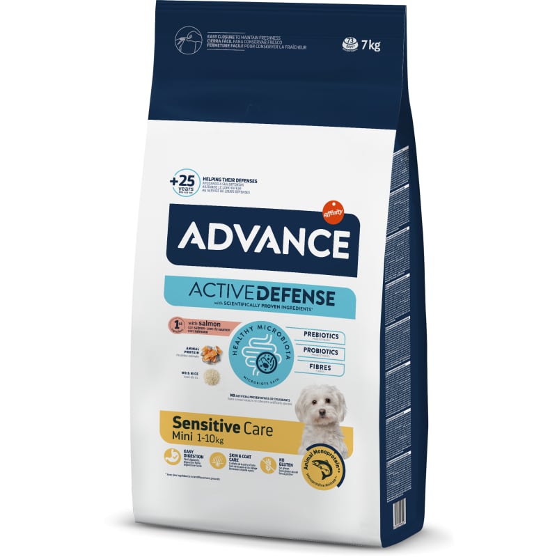 Advance Active Defense Sensitive Care Somonlu Mini Yetişkin Köpek Maması