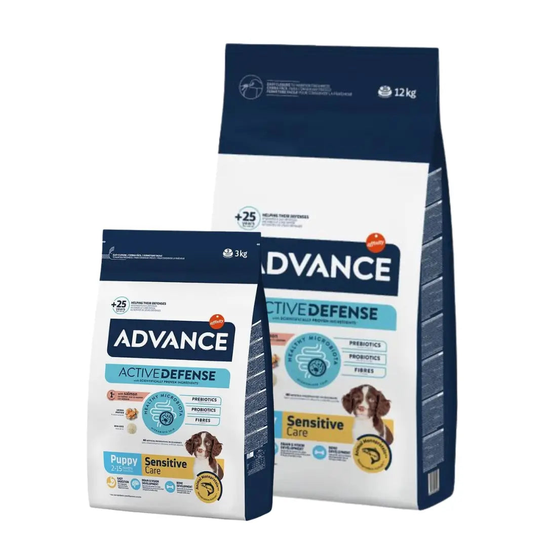 Advance Active Defense Sensitive Care Somonlu Yavru Köpek Maması