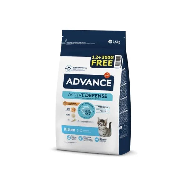 Advance Active Defense Tavuk ve Pirinçli Yavru Kedi Maması