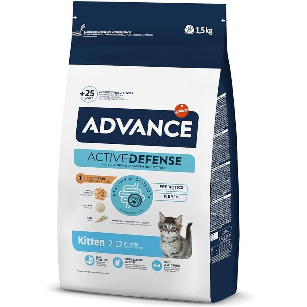 Advance Active Defense Tavuk ve Pirinçli Yavru Kedi Maması