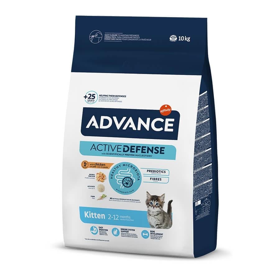 Advance Active Defense Tavuk ve Pirinçli Yavru Kedi Maması