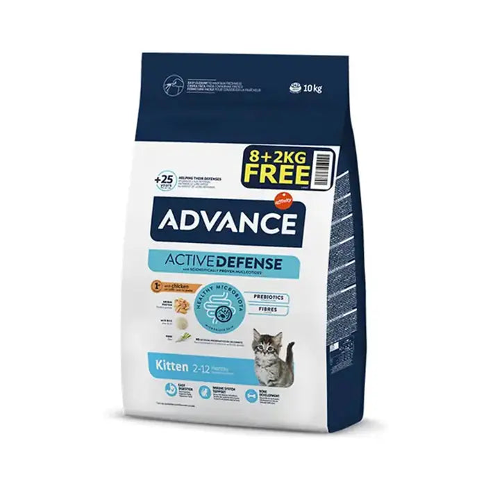 Advance Active Defense Tavuk ve Pirinçli Yavru Kedi Maması