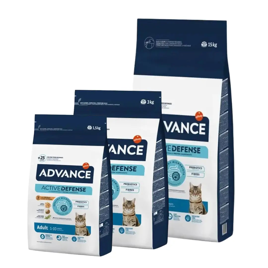 Advance Active Defense Tavuk ve Pirinçli Yetişkin Kedi Maması