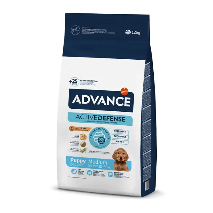 Advance Active Defense Tavuklu Orta Yavru Köpek Maması