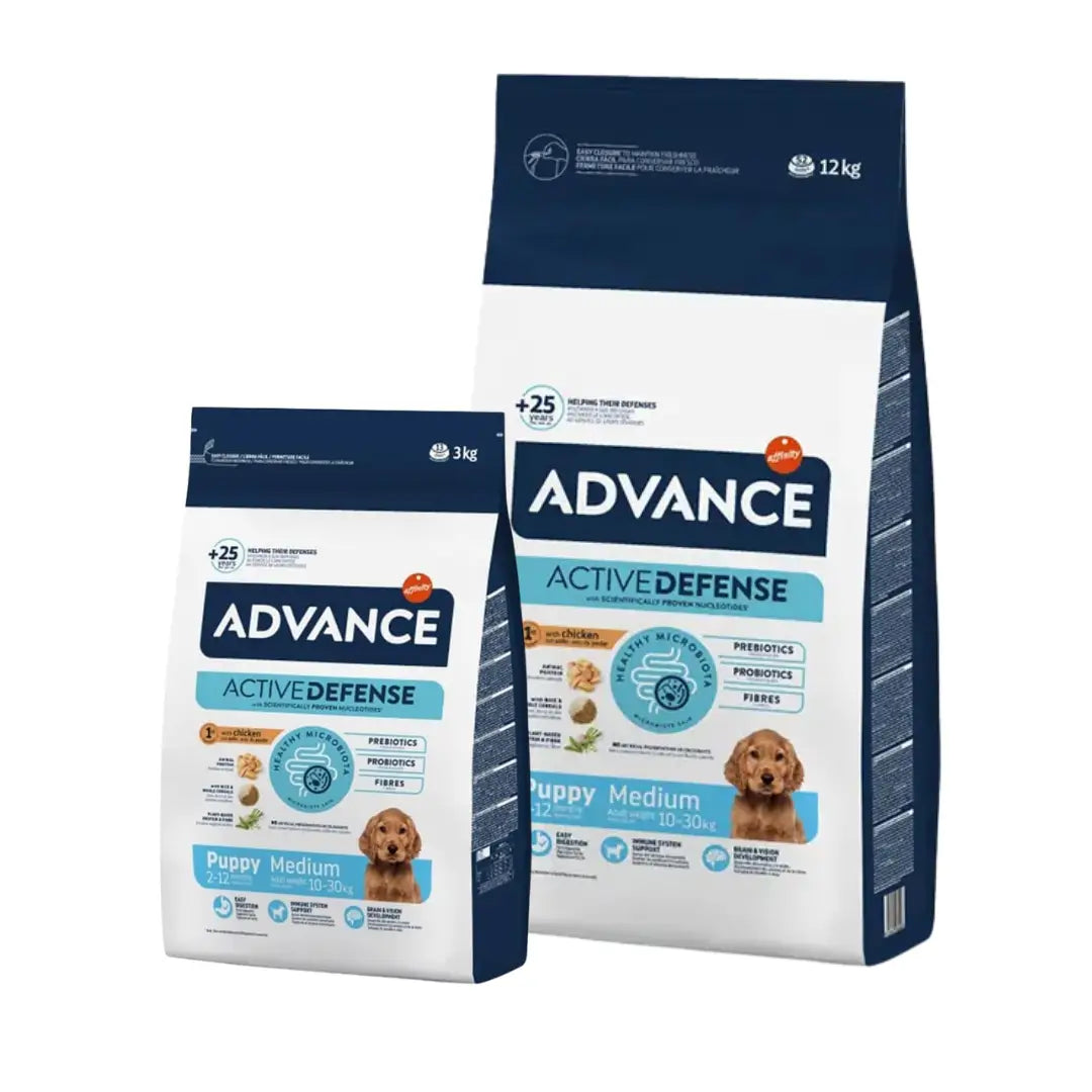 Advance Active Defense Tavuklu Orta Yavru Köpek Maması
