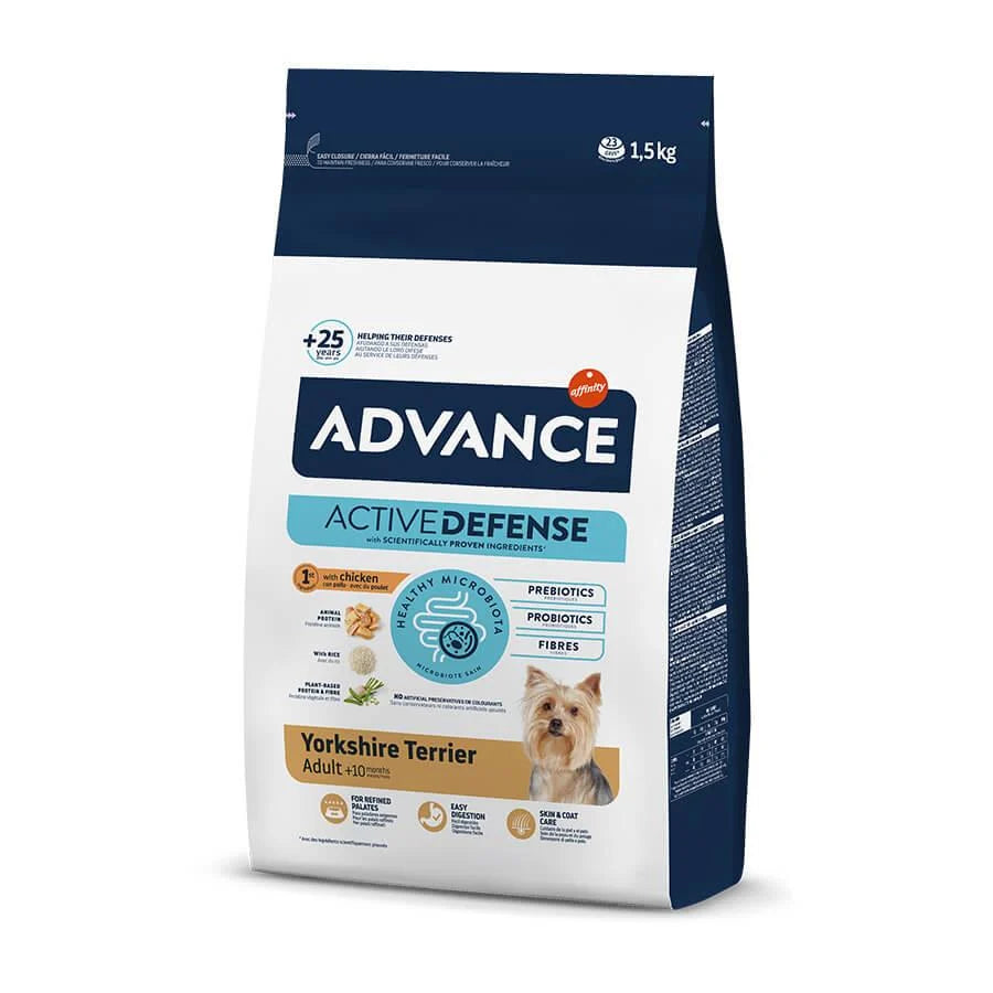 Advance Active Defense Tavuklu Yetişkin Yorkshire Terrier Köpek Maması, 1.5kg