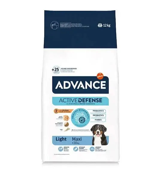 Advance Active Defense light Tavuk ve Pirinçli Büyük Yetişkin Köpek Maması