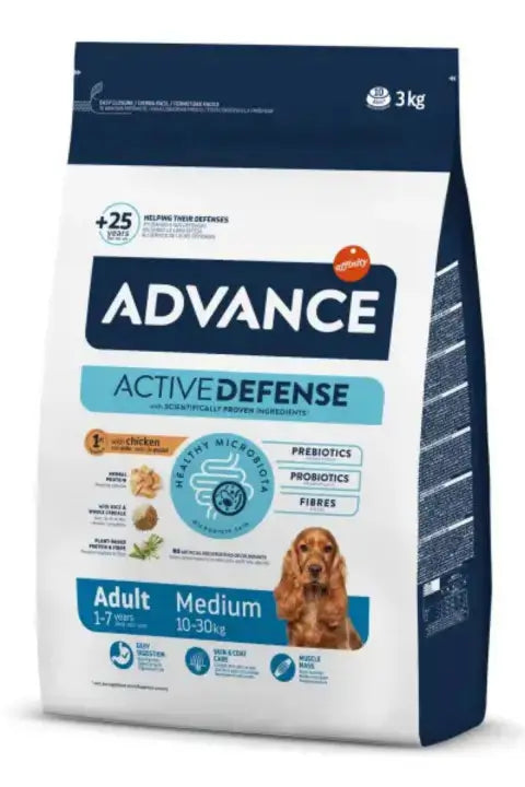 Advance Active Defense light Tavuklu Orta Yetişkin Köpek Maması