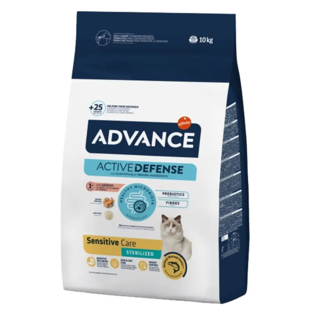 Advance Active Defense Kısırlaştırılmış Sensitive Care Somonlu Yetişkin Kedi Maması