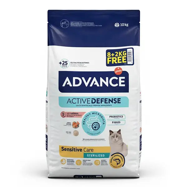 Advance Active Defense Kısırlaştırılmış Sensitive Care Somonlu Yetişkin Kedi Maması