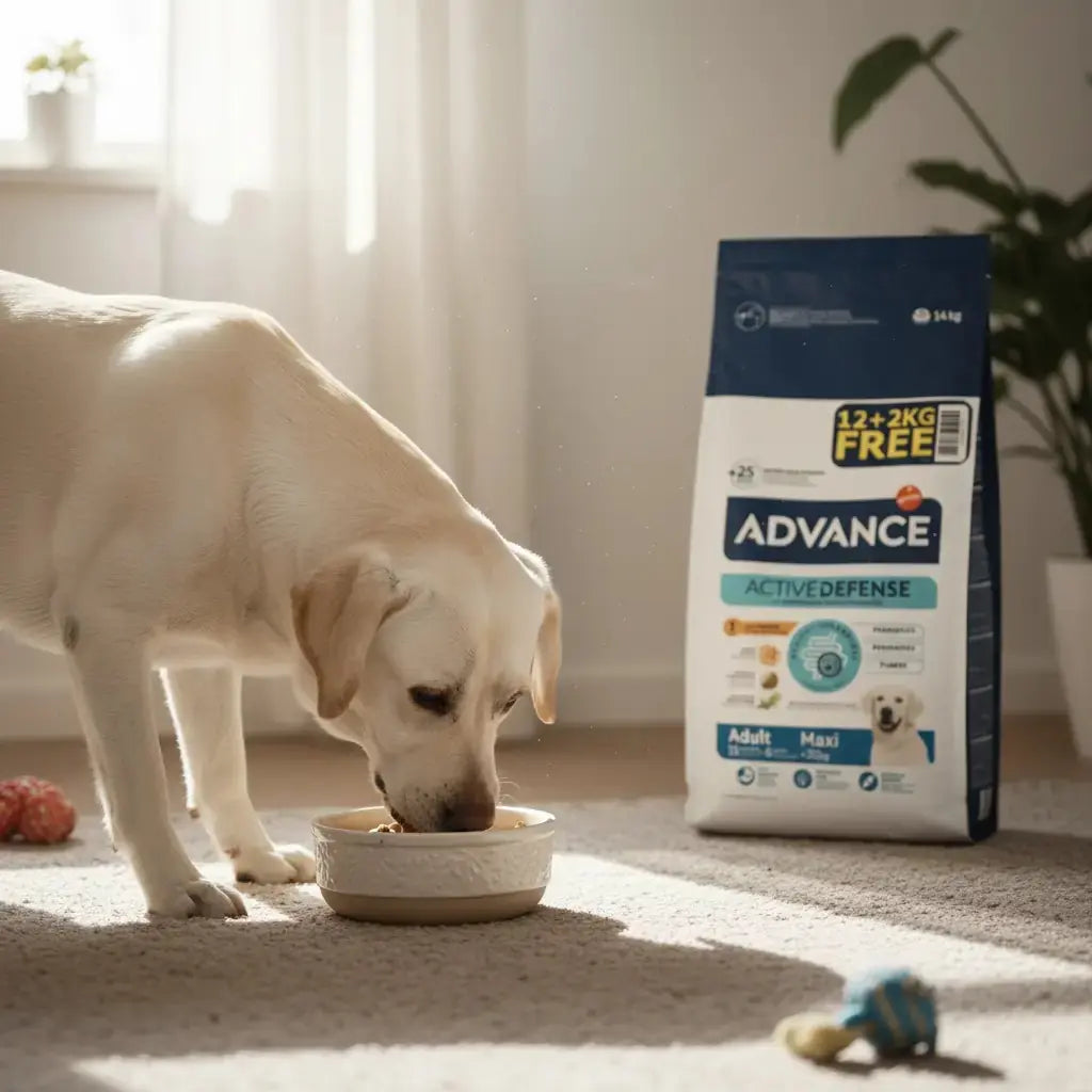 Advance Active Defense Tavuk ve Pirinçli Büyük Yetişkin Köpek Maması, 12+2kg