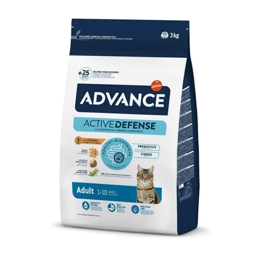 Advance Active Defense Tavuk ve Pirinçli Yetişkin Kedi Maması