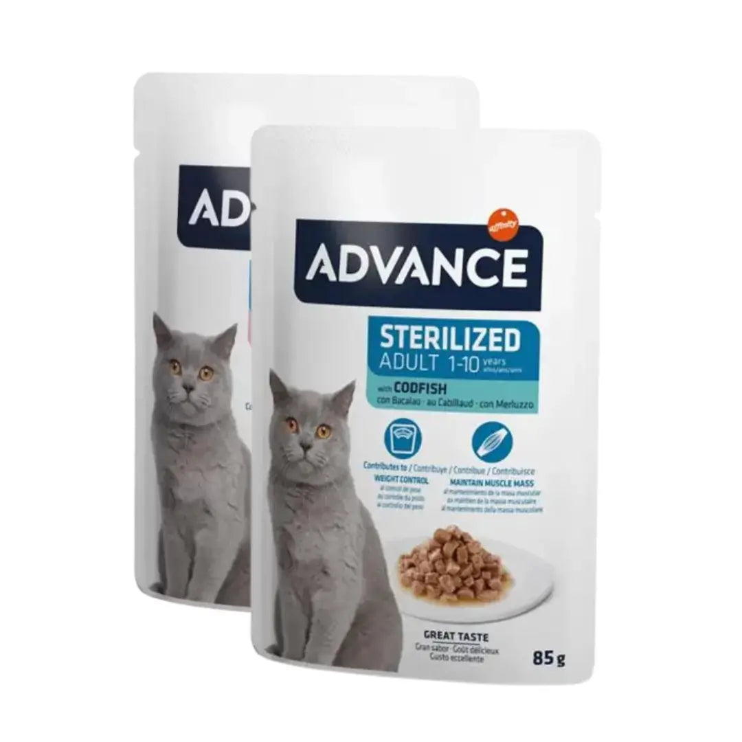 Advance Adult Poach Kısırlaştırılmış Yetişkin Kedi Yaş Maması, 85g