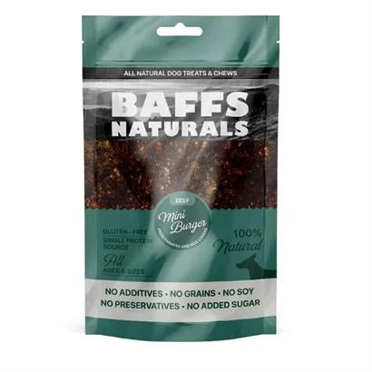 Baffs Naturals Dana Etli S Köpek Burger Ödül, 100g