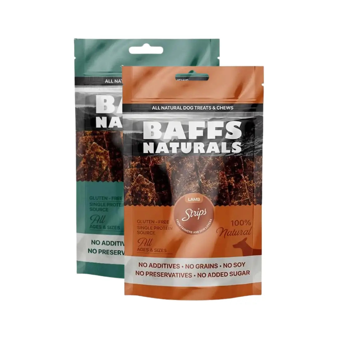 Baffs Naturals Köpek Strips Ödül, 100g