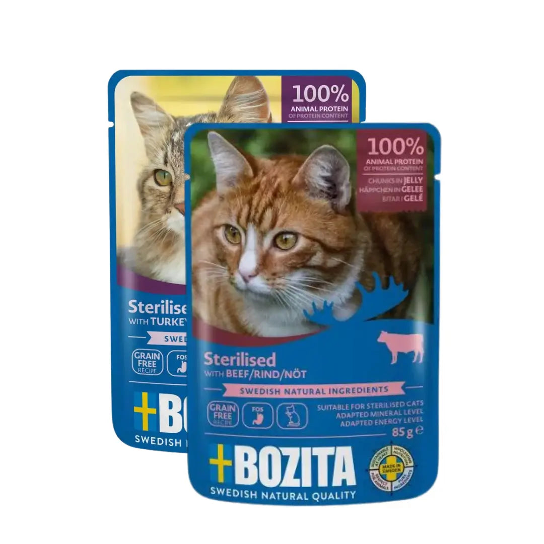 Bozita Jöle İçinde Kısırlaştırılmış Kedi Yaş Maması, 85 g