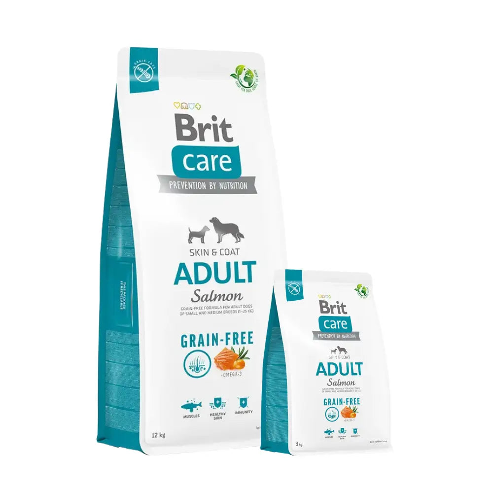 Brit Care Adult Deri ve Tüy Sağlığı Somonlu Tahılsız Yetişkin Köpek Maması
