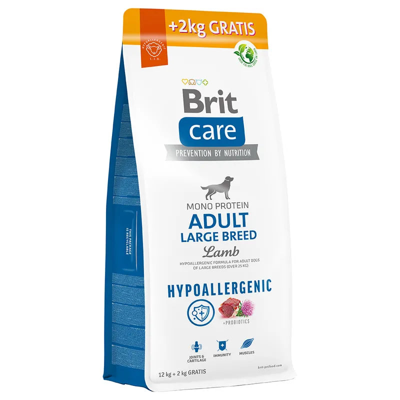 Brit Care Adult Hypo-Allergenic Kuzu Etli Tahılsız Büyük Yetişkin Köpek Maması
