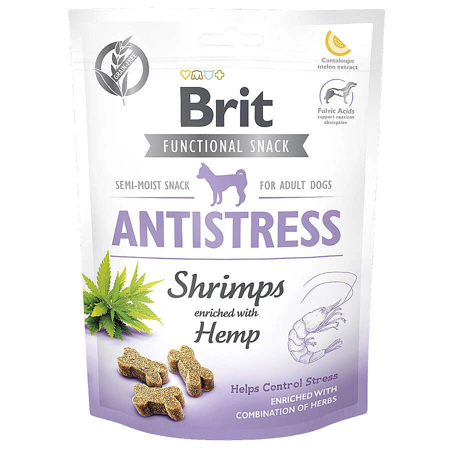 Brit Care Antistress Karidesli Tahılsız Yetişkin Köpek Ödül Maması, 150g