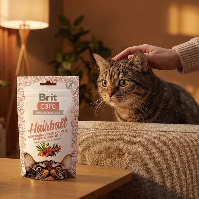 Brit Care Hairball Tahılsız Yetişkin Kedi Ödül Maması, 50g