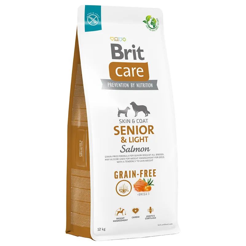 Brit Care Senior & Light Somonlu Tahılsız Yaşlı Köpek Maması