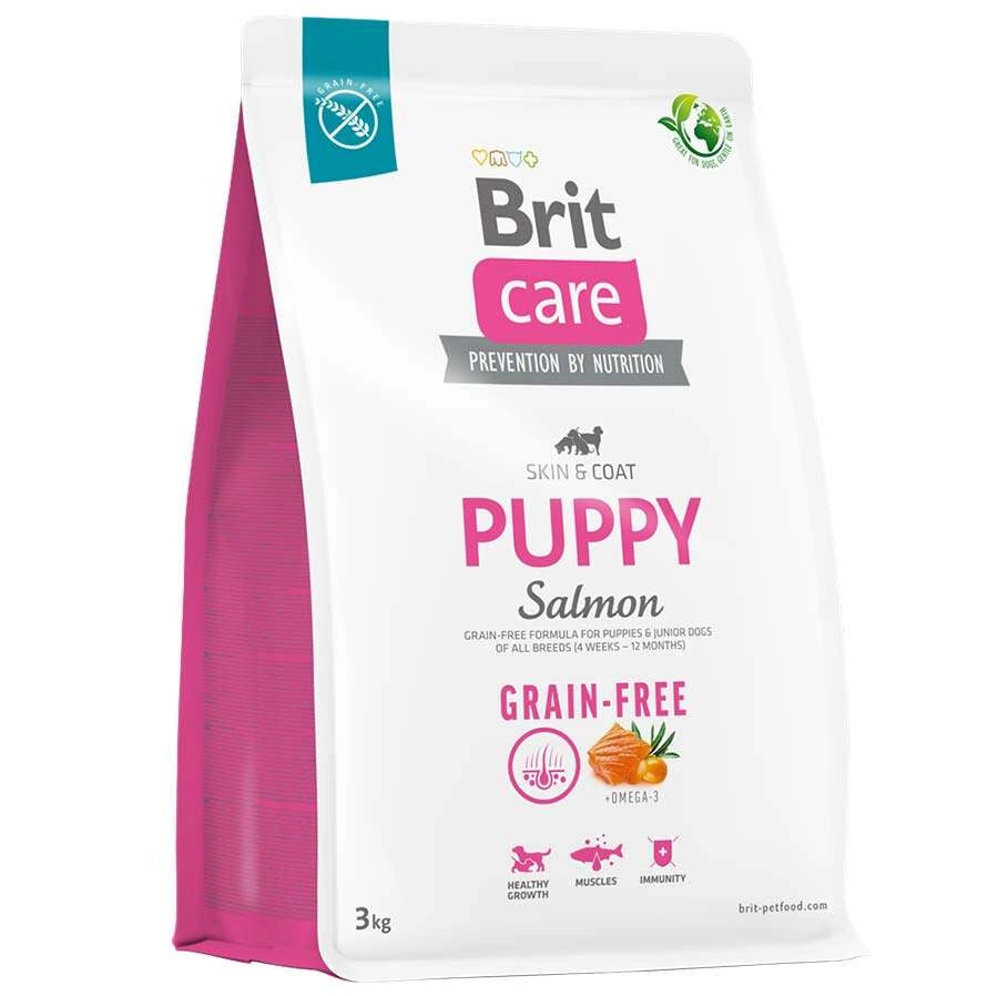 Brit Care Puppy Deri ve Tüy Sağlığı Somonlu Tahılsız Yavru Köpek Maması
