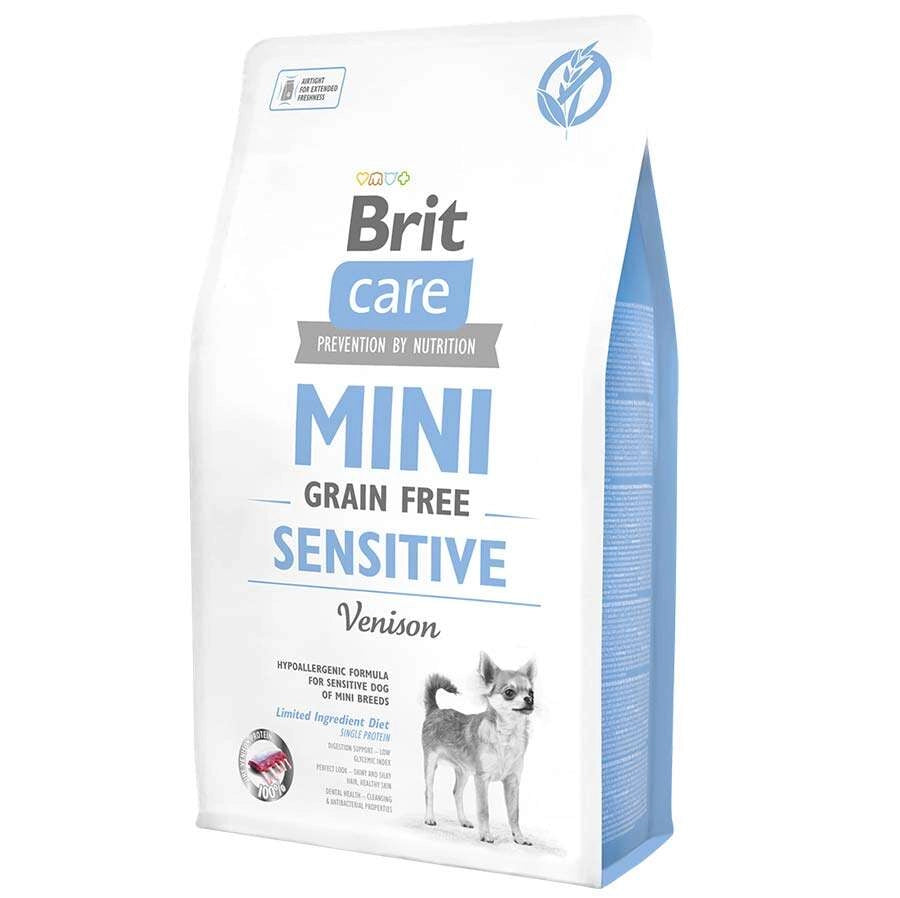 Brit Care Sensitive Geyik Etli Tahılsız Mini Yetişkin Köpek Maması, 2kg