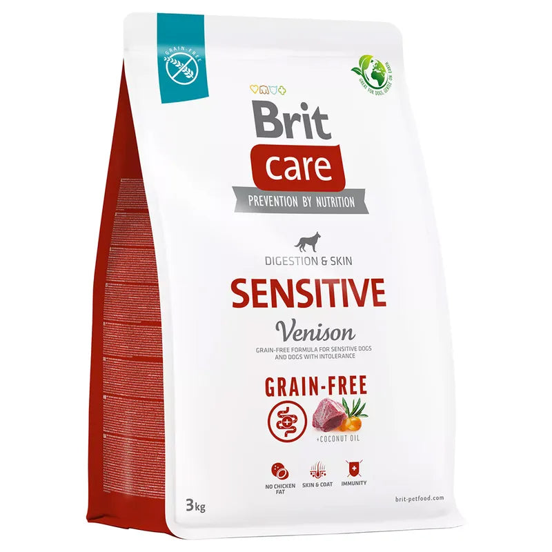 Brit Care Sensitive Digestion & Skin Geyik Etli Tahılsız Yetişkin Köpek Maması