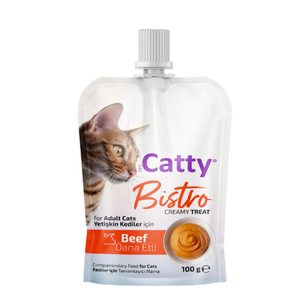 Catty Bistro Yetişkin Krema Kedi Ödül Maması, 100 g