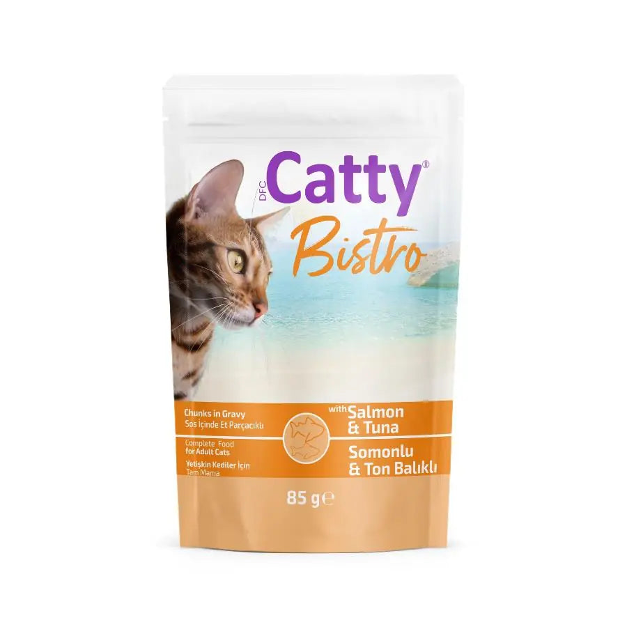 Catty Bistro Sos İçinde Yetişkin Kedi Yaş Maması, 85 g