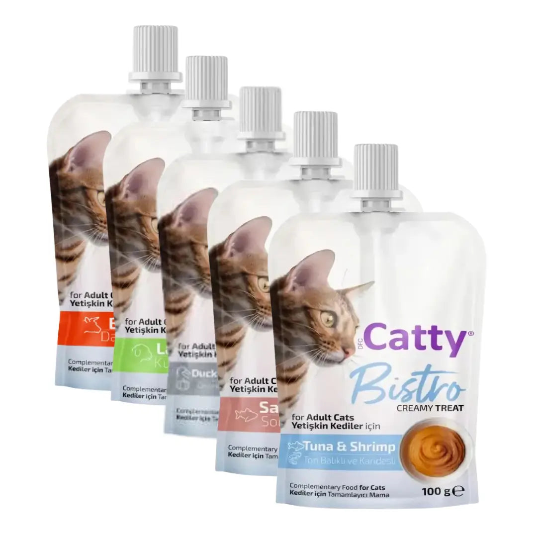 Catty Bistro Yetişkin Krema Kedi Ödül Maması, 100 g