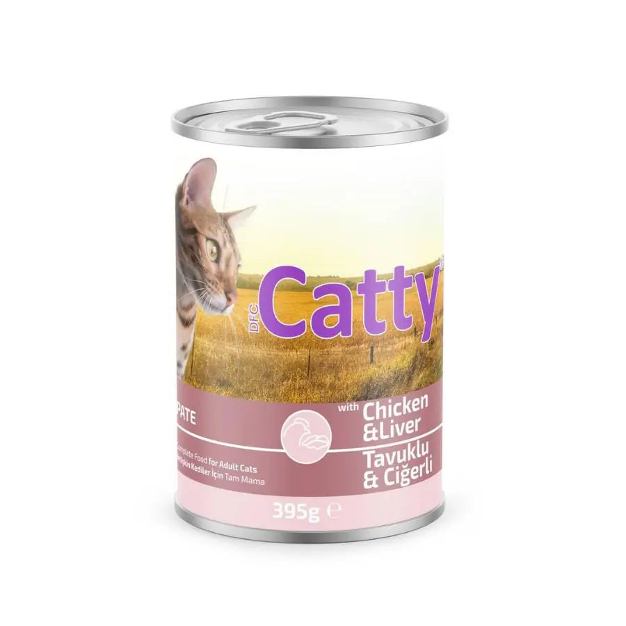 Catty Pate Yetişkin Kedi Konserve Maması, 395 g