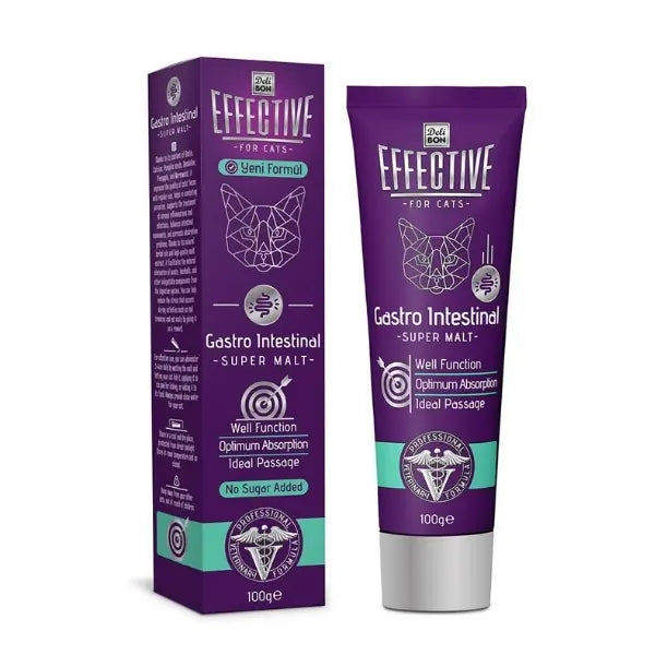 Delibon Effective Gastro Sindirim Sağlığı Destekleyici Kedi Malt, 100 g