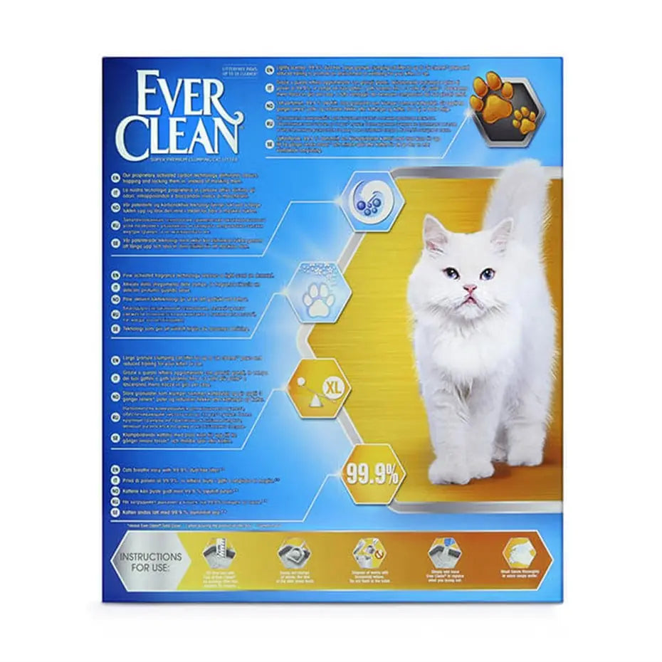 Ever Clean Litterfree Paws Patilere Yapışmayan Topaklanan Kedi Kumu, 10Lt